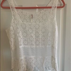 Brand New Free People Lace Tank Top